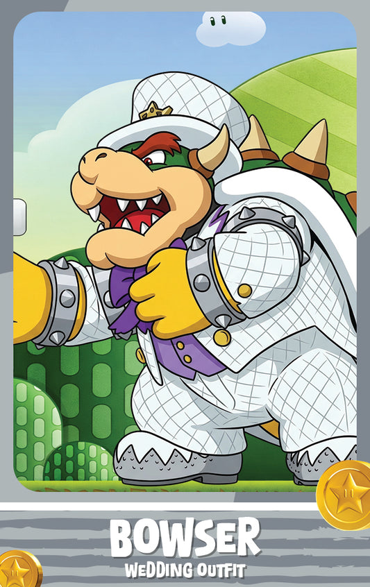 Bowser - Wedding Outfit - Nookpals x Super Mario - Amiibo NFC Card