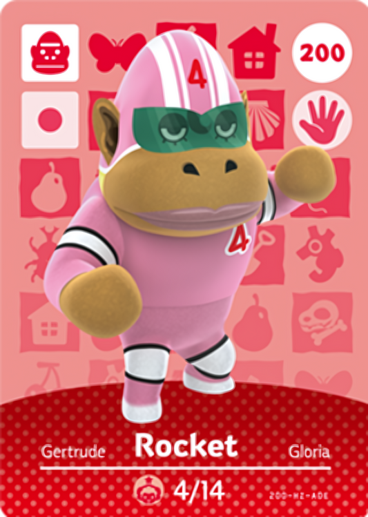 Rocket NFC Card – Animal Crossing Series 2 Amiibo