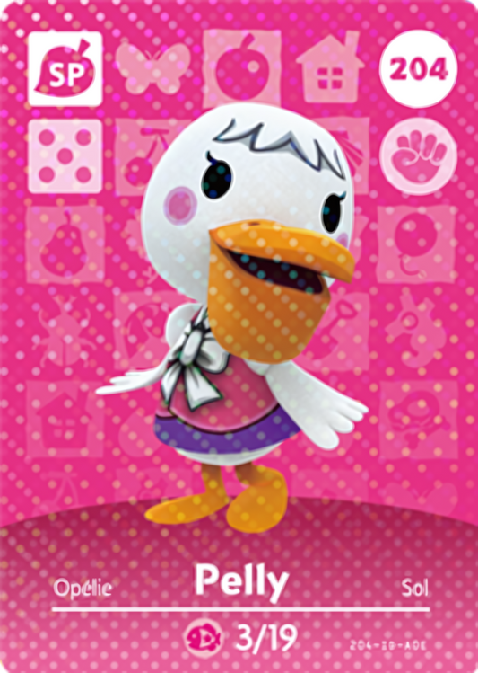 Pelly NFC Card – Animal Crossing Series 3 Amiibo