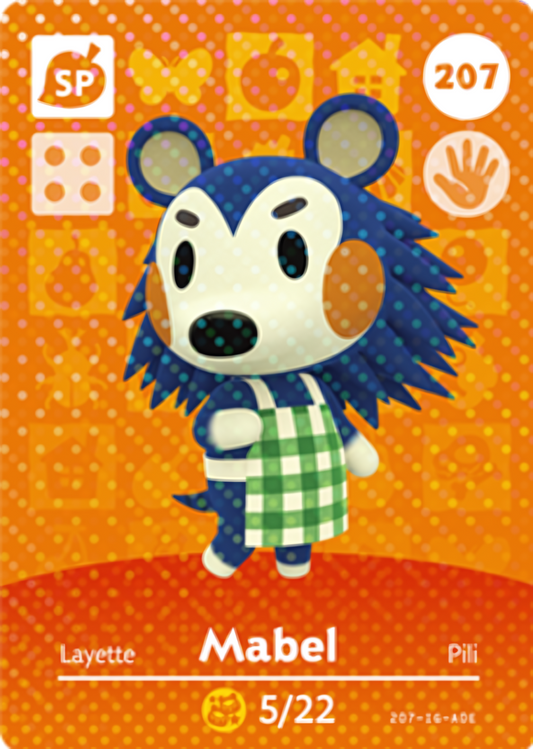 Mabel NFC Card – Animal Crossing Series 3 Amiibo