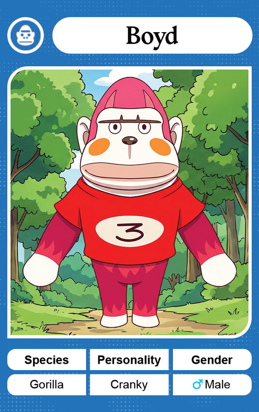 Boyd - Nookpals x Animal Crossing – New Leaf Welcome Amiibo NFC Card