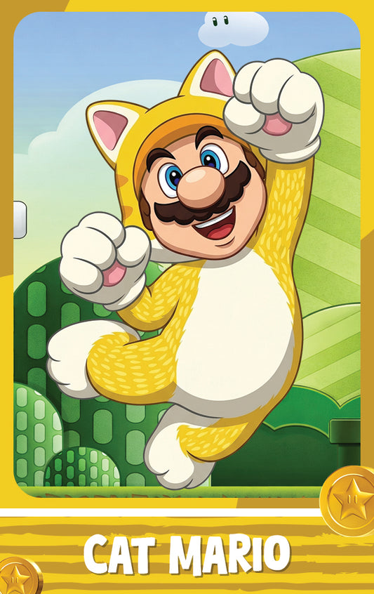 Cat Mario - Nookpals x Super Mario - Amiibo NFC Card