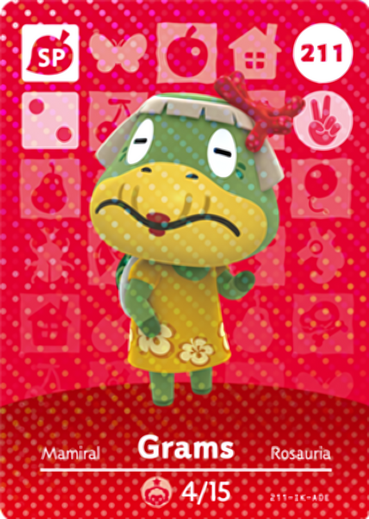 Grams NFC Card – Animal Crossing Series 3 Amiibo