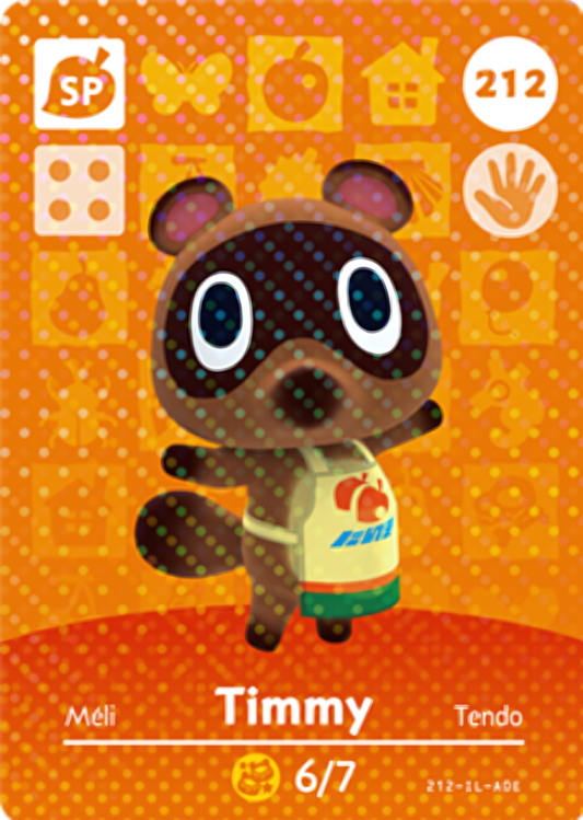 Timmy NFC Card – Animal Crossing Series 3 Amiibo