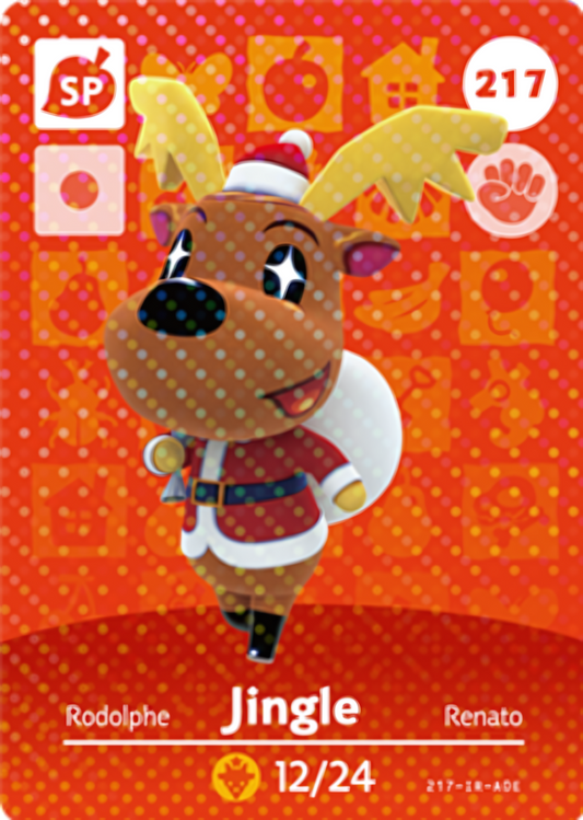 Jingle NFC Card – Animal Crossing Series 3 Amiibo