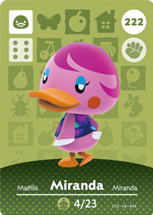 Miranda NFC Card – Animal Crossing Series 3 Amiibo