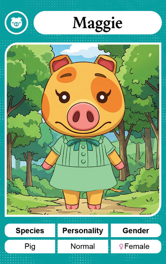 Maggie - Nookpals x Animal Crossing – New Leaf Welcome Amiibo NFC Card
