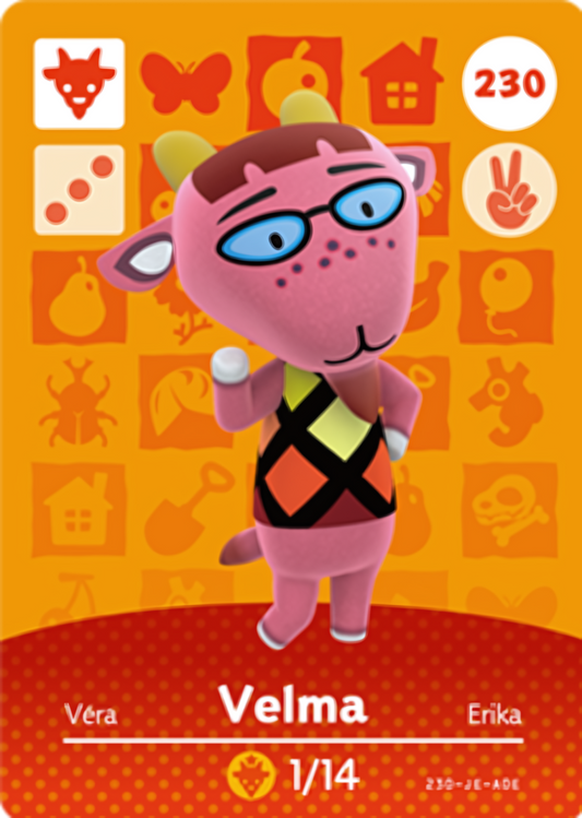 Velma NFC Card – Animal Crossing Series 3 Amiibo