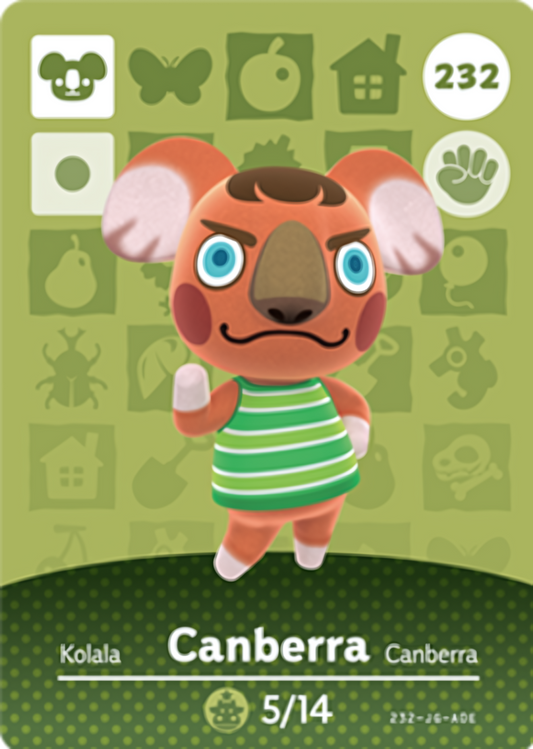Canberra NFC Card – Animal Crossing Series 3 Amiibo