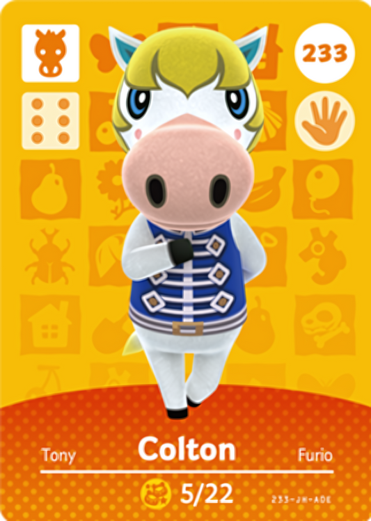 Colton NFC Card – Animal Crossing Series 3 Amiibo