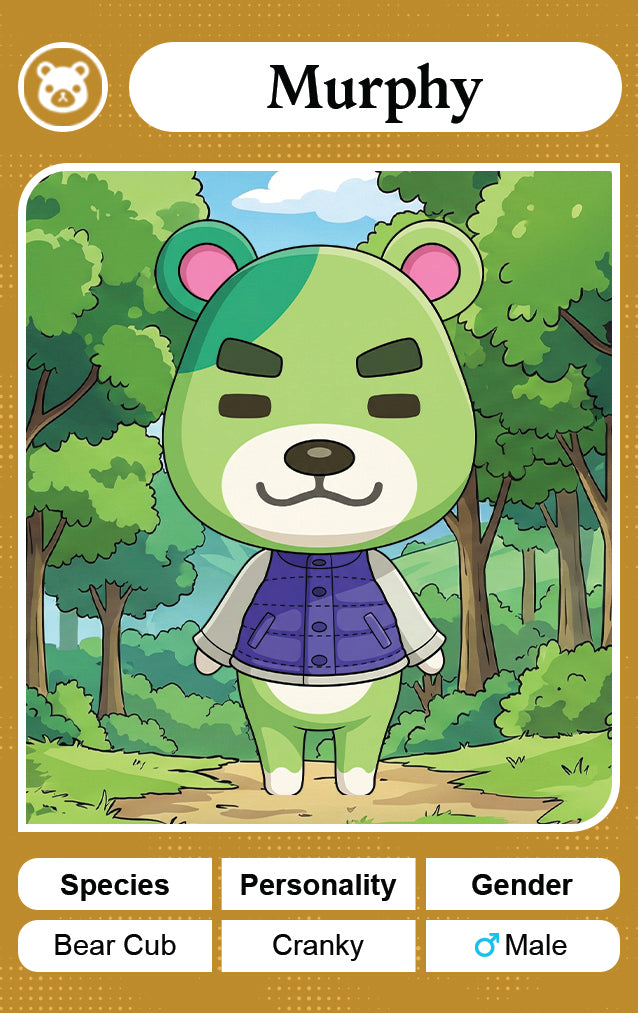 Murphy - Nookpals x Animal Crossing – New Leaf Welcome Amiibo NFC Card