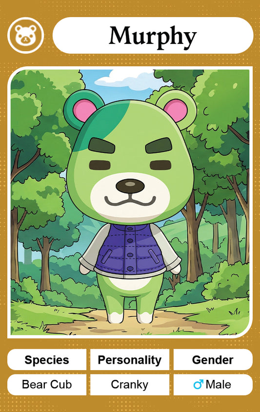 Murphy - Nookpals x Animal Crossing – New Leaf Welcome Amiibo NFC Card
