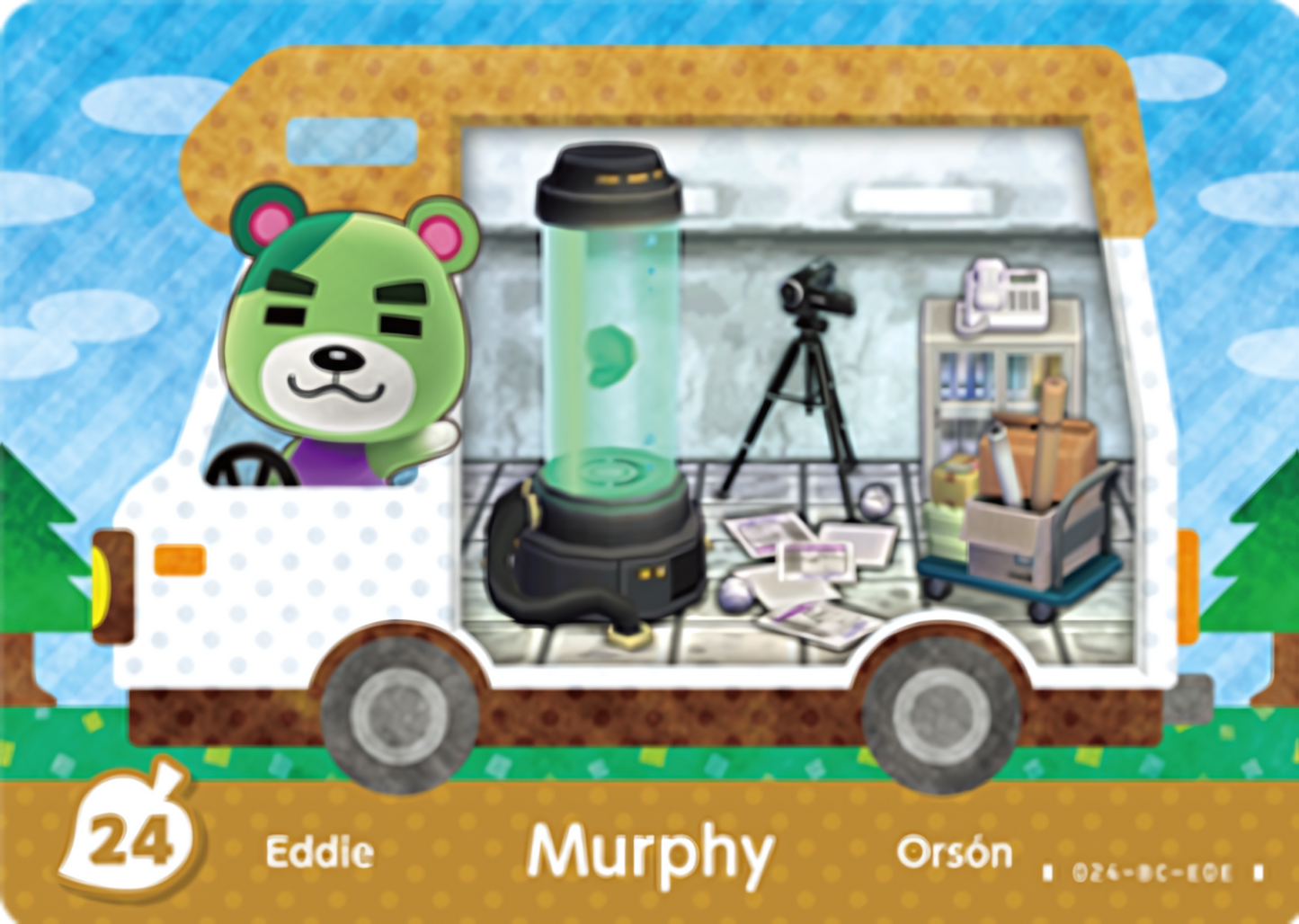 Murphy NFC Villager Card – New Leaf – Welcome Amiibo