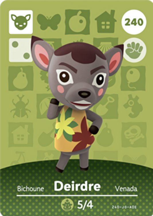 Deirdre NFC Card – Animal Crossing Series 3 Amiibo