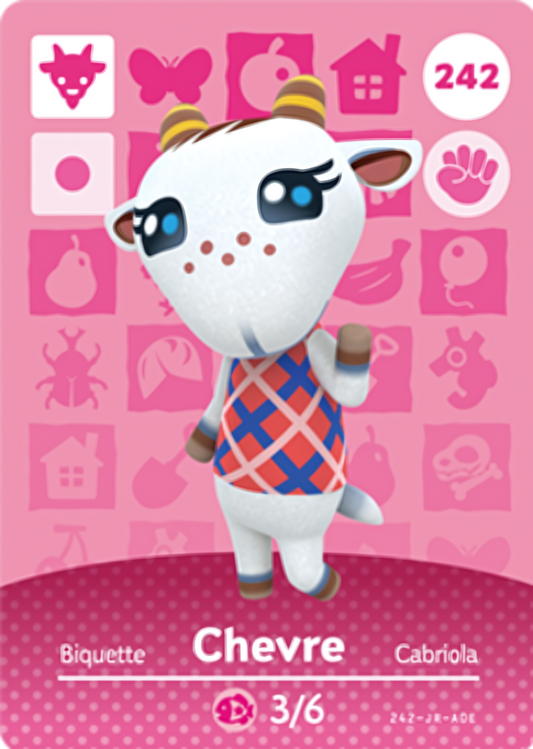 Chevre NFC Card – Animal Crossing Series 3 Amiibo
