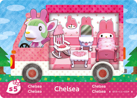 Chelsea NFC Villager Card – Animal Crossing × Sanrio Series Amiibo