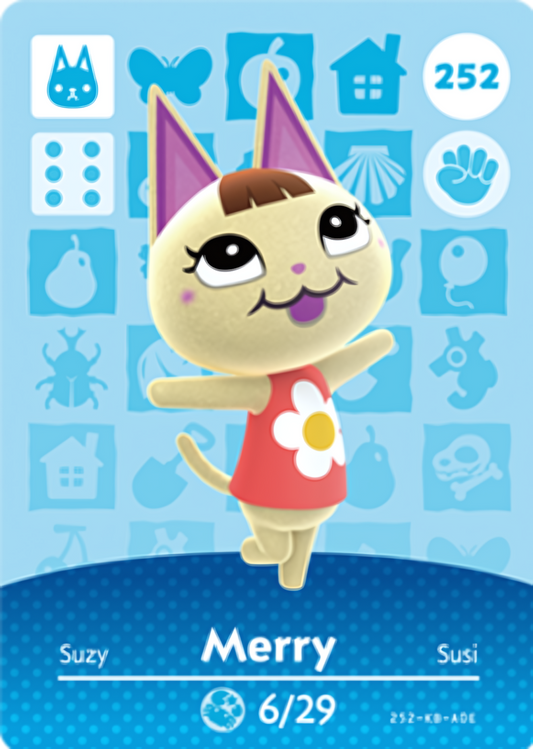 Merry NFC Card – Animal Crossing Series 3 Amiibo