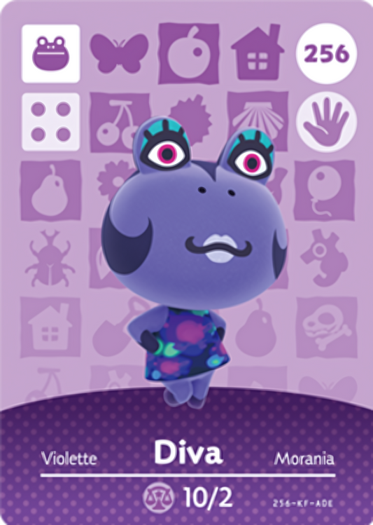 Diva NFC Card – Animal Crossing Series 3 Amiibo
