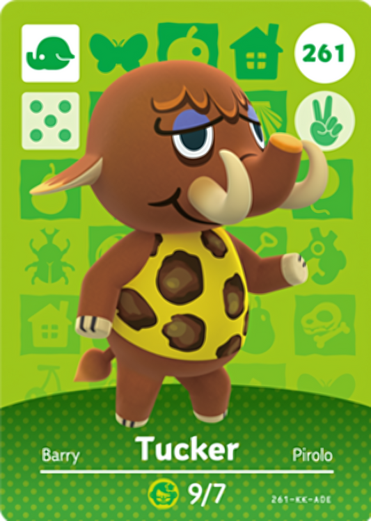 Tucker NFC Card – Animal Crossing Series 3 Amiibo