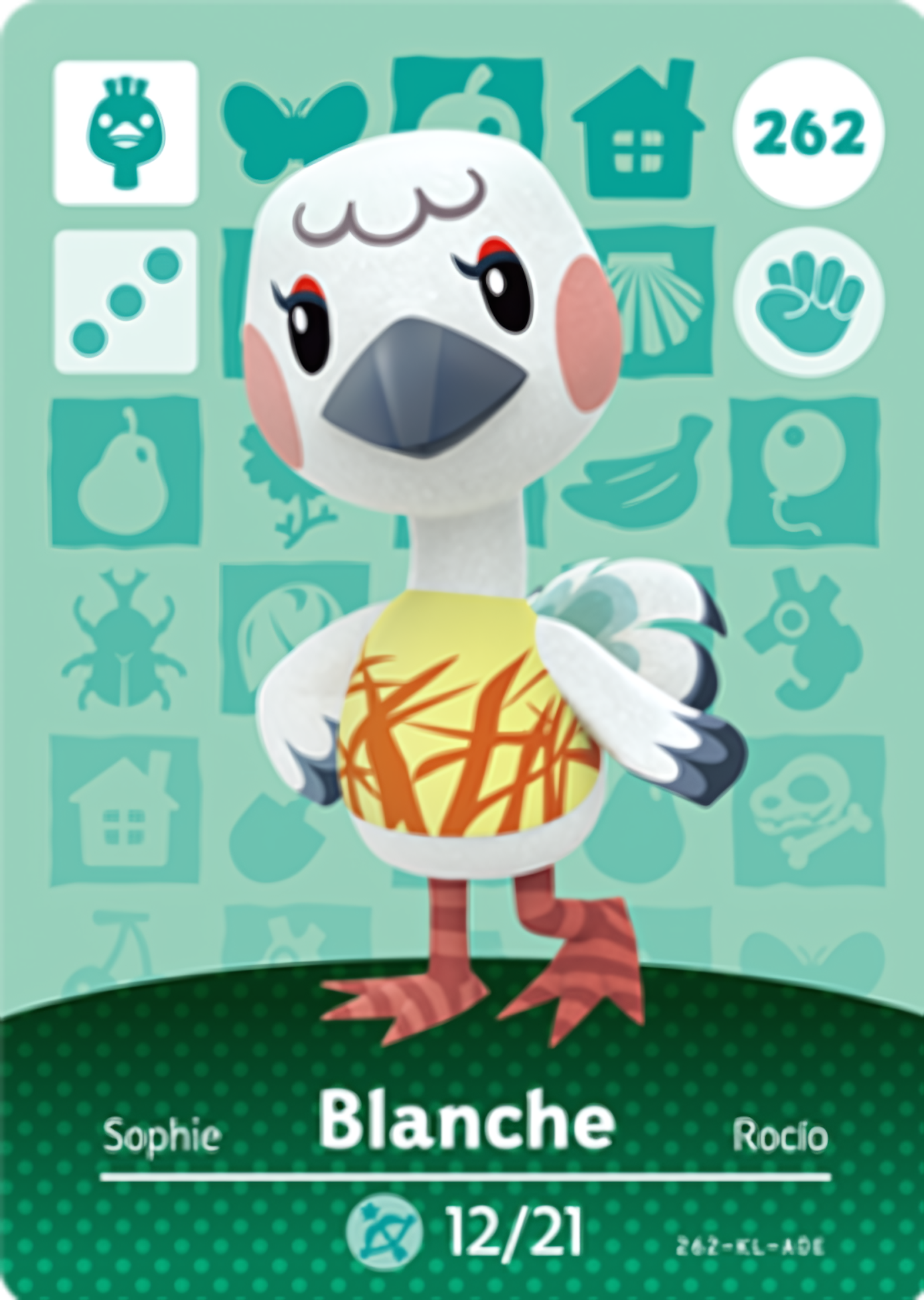 Blanche NFC Card – Animal Crossing Series 3 Amiibo