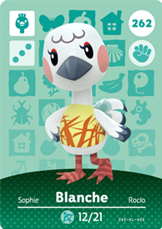 Blanche NFC Card – Animal Crossing Series 3 Amiibo
