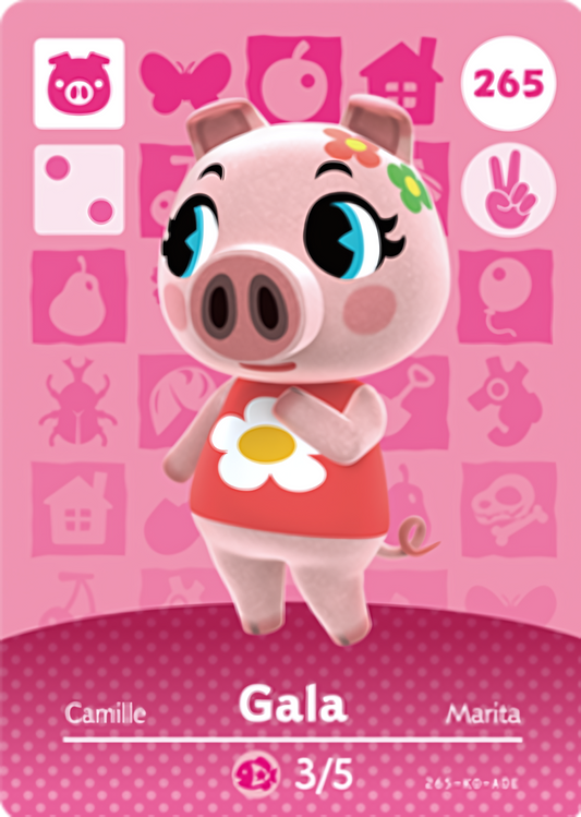 Gala NFC Card – Animal Crossing Series 3 Amiibo
