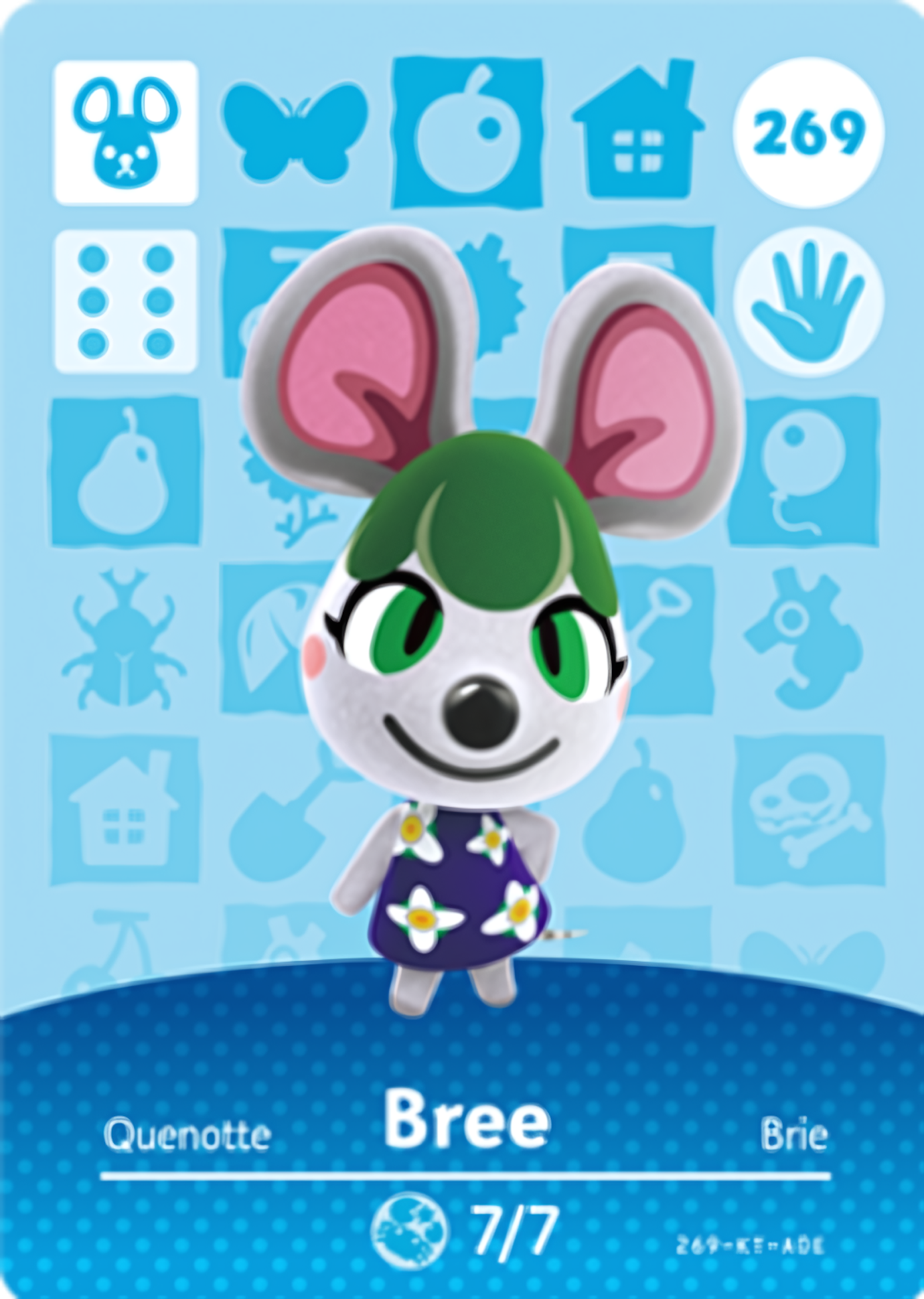 Bree NFC Card – Animal Crossing Series 3 Amiibo
