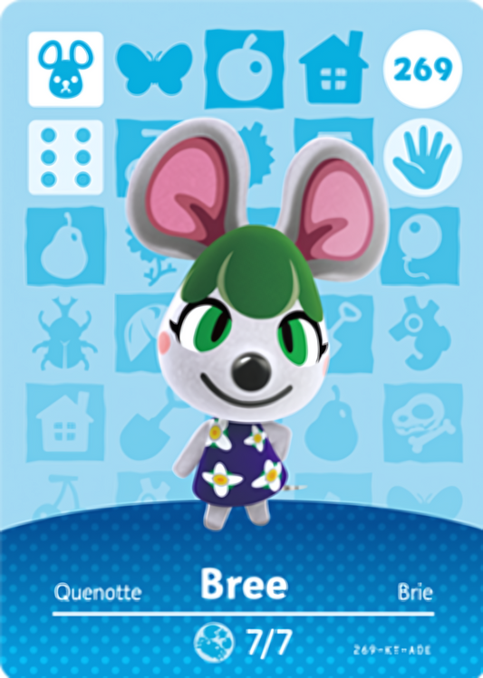 Bree NFC Card – Animal Crossing Series 3 Amiibo