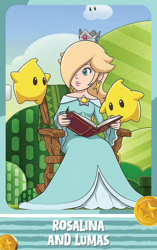 Rosalina and Lumas - Nookpals x Super Mario - Amiibo NFC Card