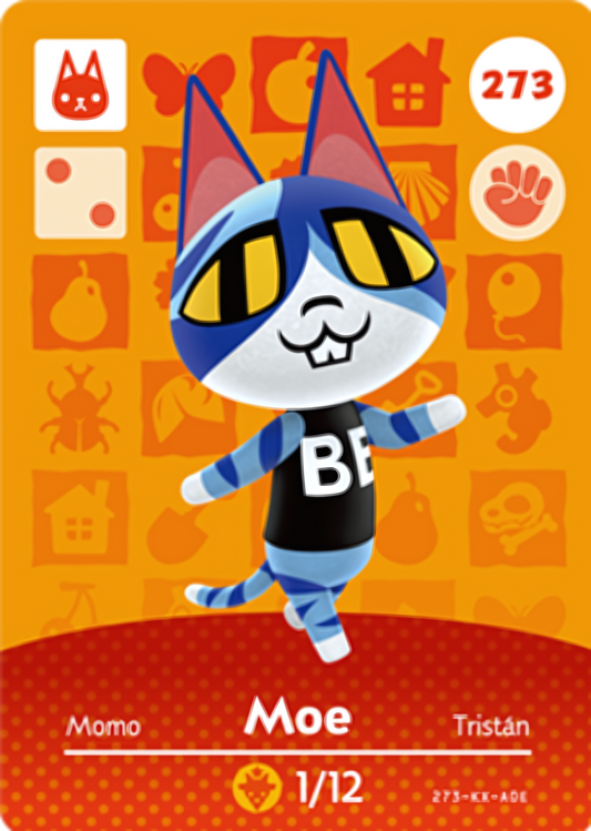 Moe NFC Card – Animal Crossing Series 3 Amiibo