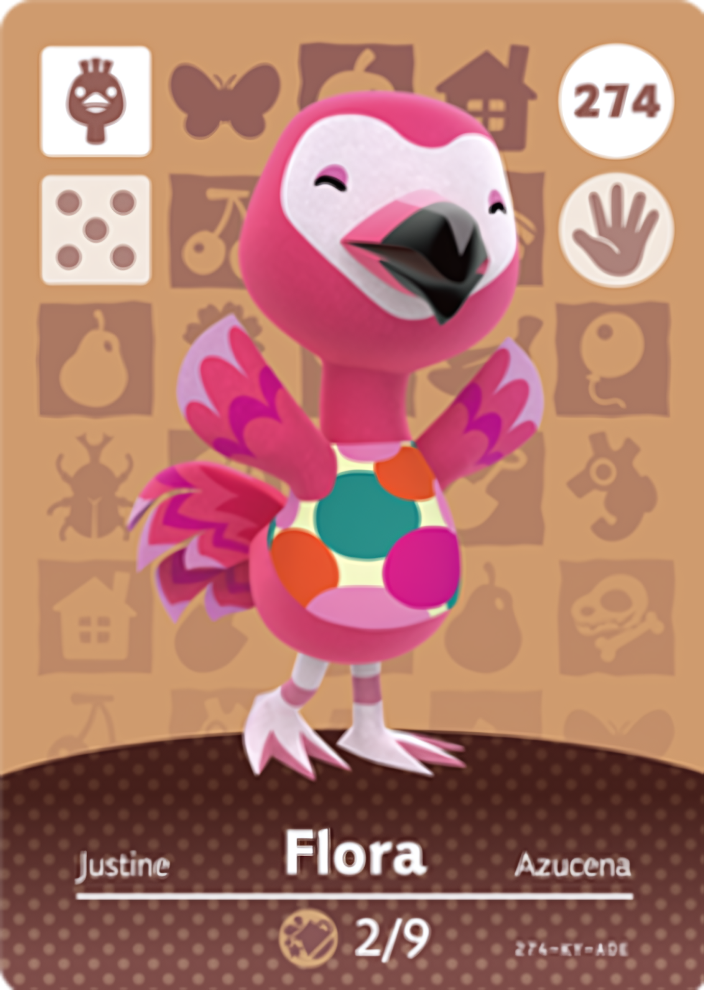 Flora NFC Card – Animal Crossing Series 3 Amiibo