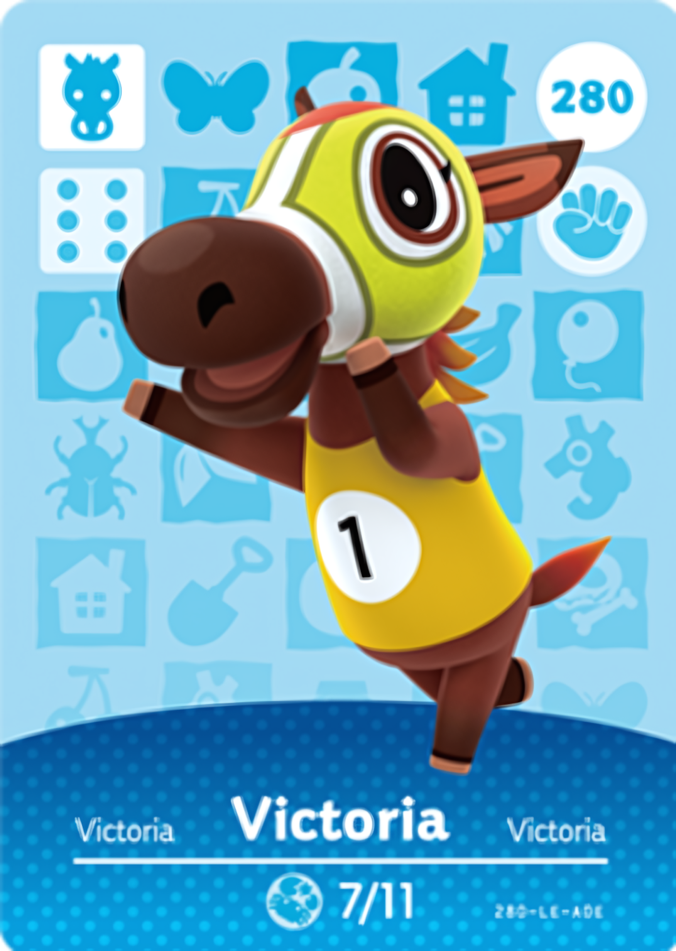 Victoria NFC Card – Animal Crossing Series 3 Amiibo