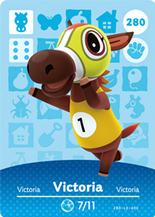Victoria NFC Card – Animal Crossing Series 3 Amiibo