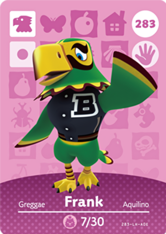 Frank NFC Card – Animal Crossing Series 3 Amiibo