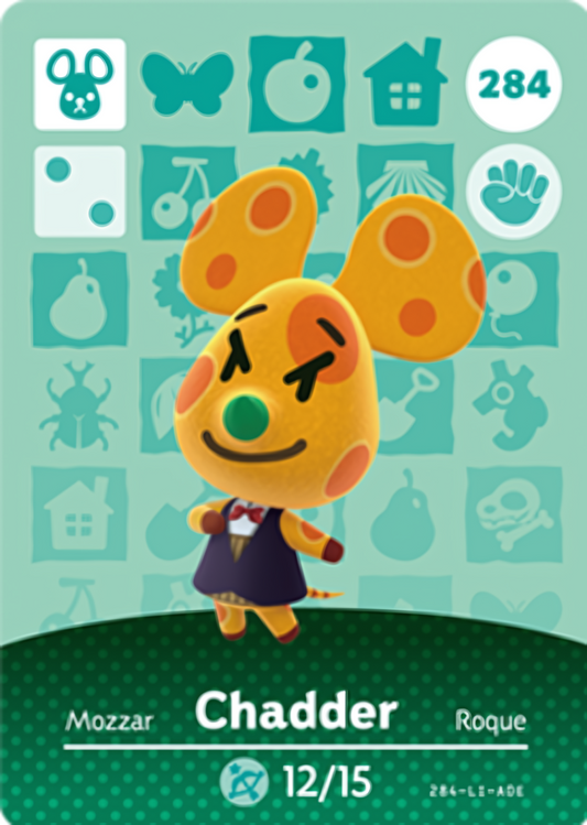 Chadder NFC Card – Animal Crossing Series 3 Amiibo
