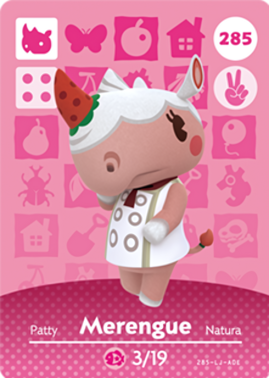 Merengue NFC Card – Animal Crossing Series 3 Amiibo