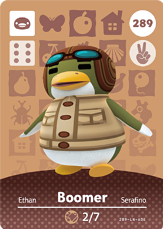 Boomer NFC Card – Animal Crossing Series 3 Amiibo