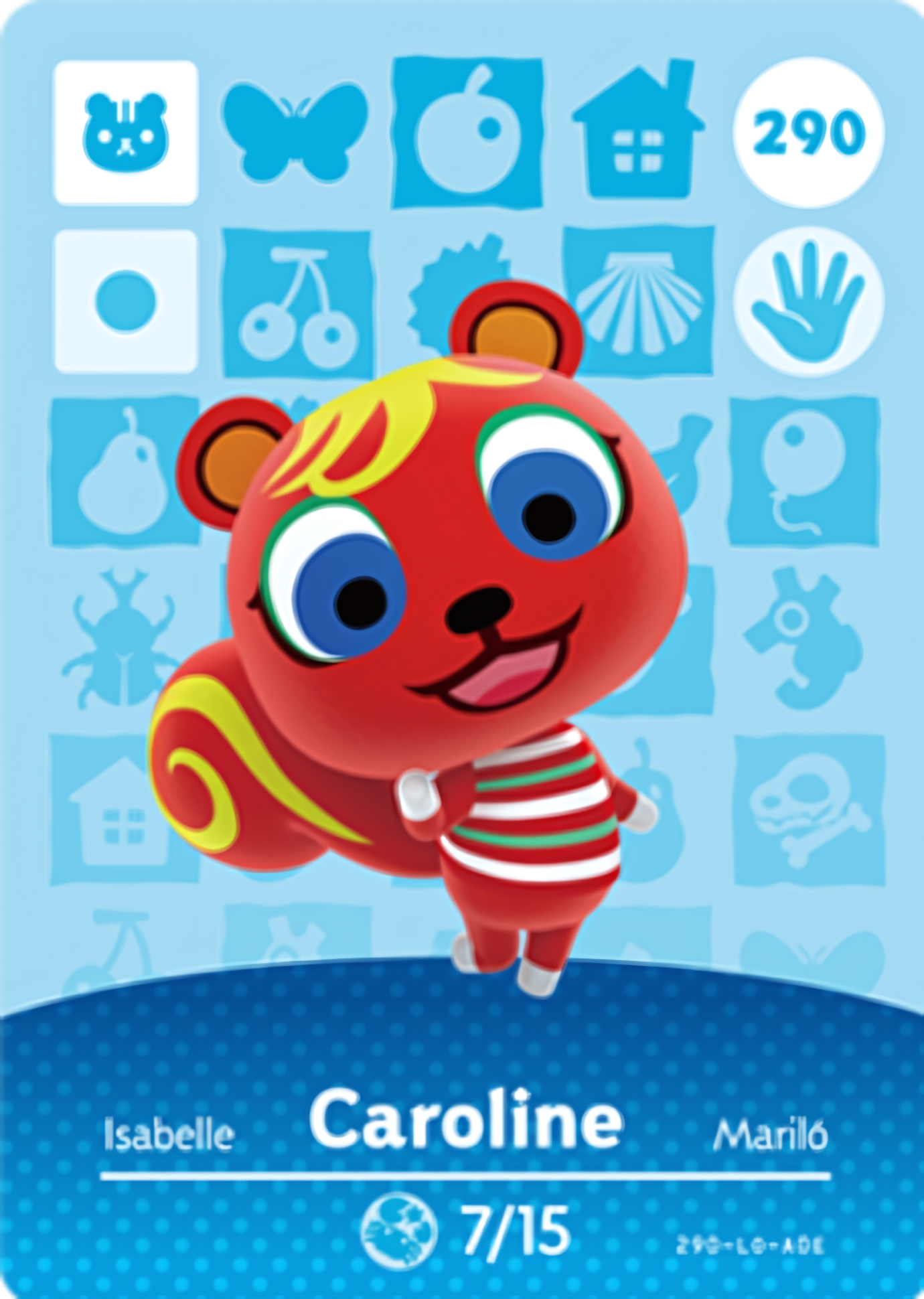 Caroline NFC Card – Animal Crossing Series 3 Amiibo