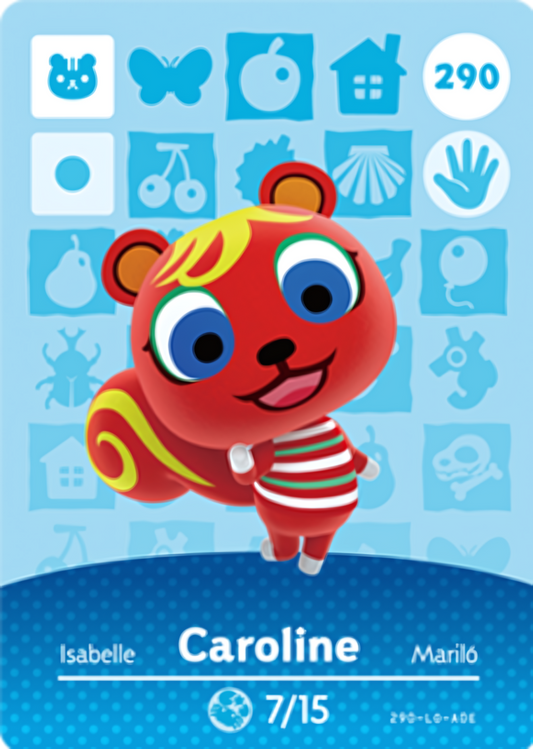 Caroline NFC Card – Animal Crossing Series 3 Amiibo