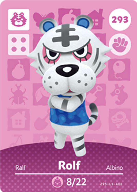 Rolf NFC Card – Animal Crossing Series 3 Amiibo