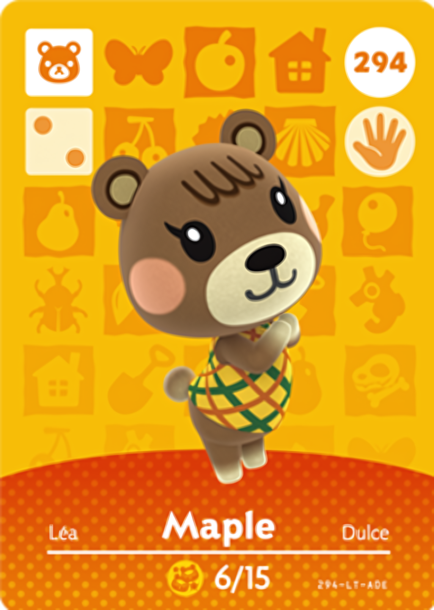 Maple NFC Card – Animal Crossing Series 3 Amiibo