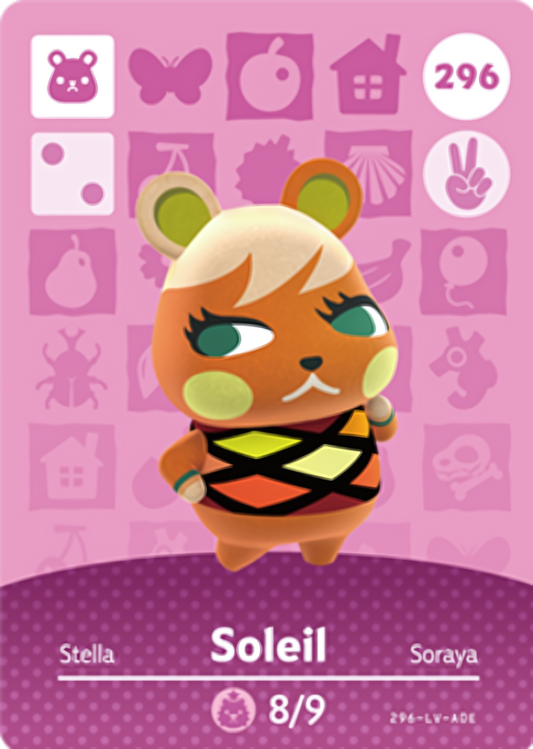 Soleil NFC Card – Animal Crossing Series 3 Amiibo