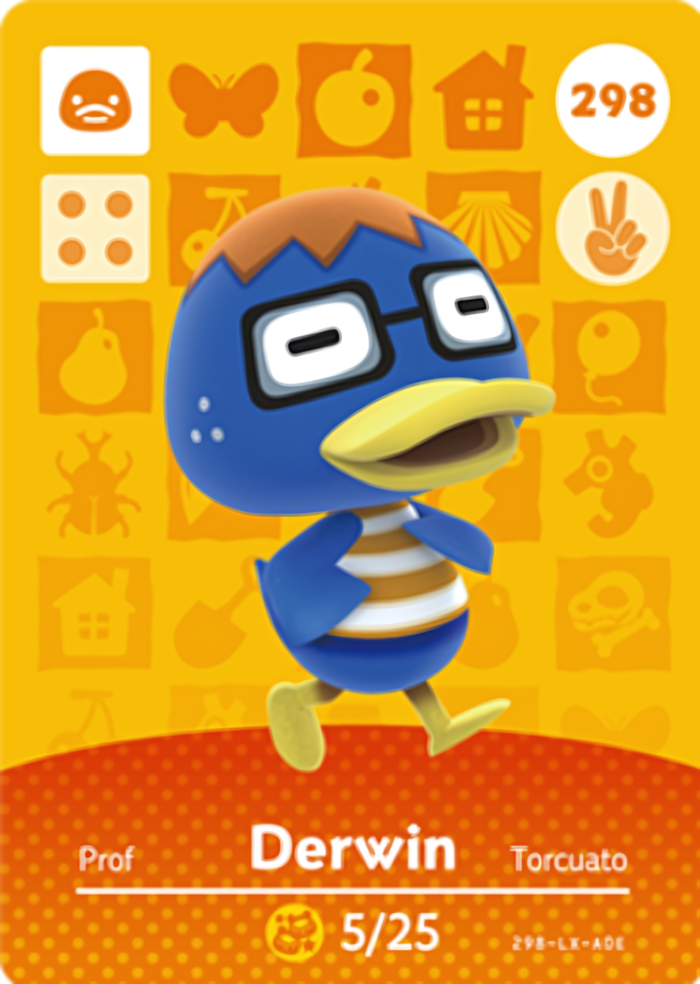 Derwin NFC Card – Animal Crossing Series 3 Amiibo