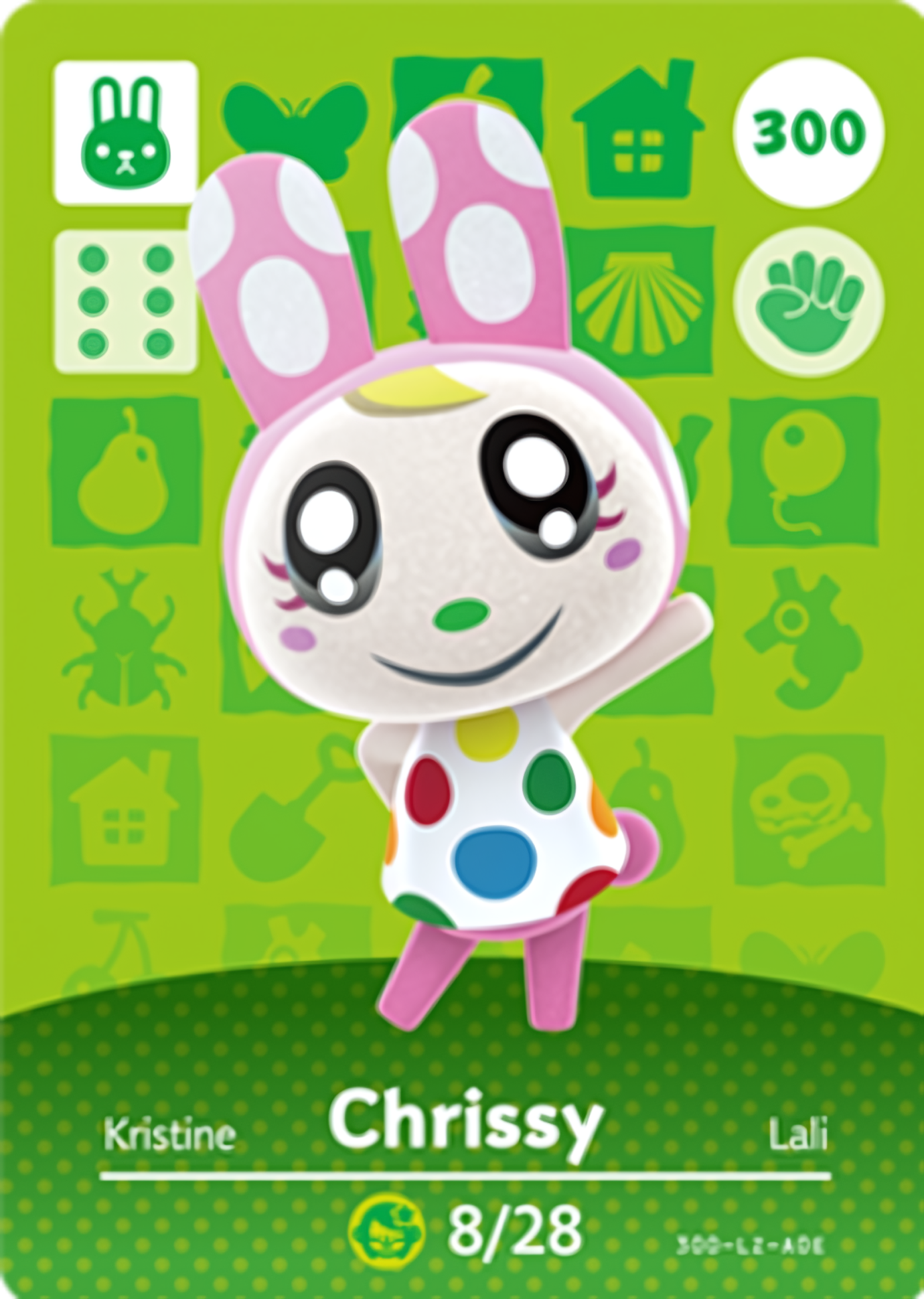Chrissy NFC Card – Animal Crossing Series 3 Amiibo