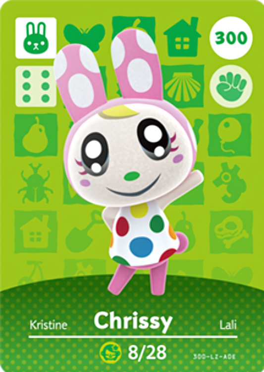 Chrissy NFC Card – Animal Crossing Series 3 Amiibo