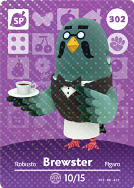 Brewster NFC Card – Animal Crossing Series 4 Amiibo