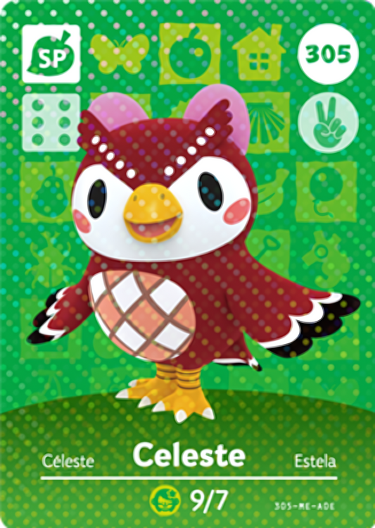 Celeste NFC Card – Animal Crossing Series 4 Amiibo