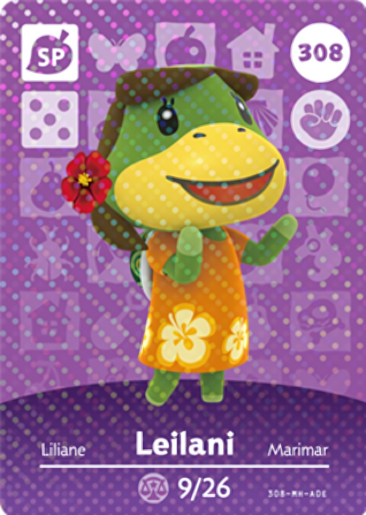 Leilani NFC Card – Animal Crossing Series 4 Amiibo