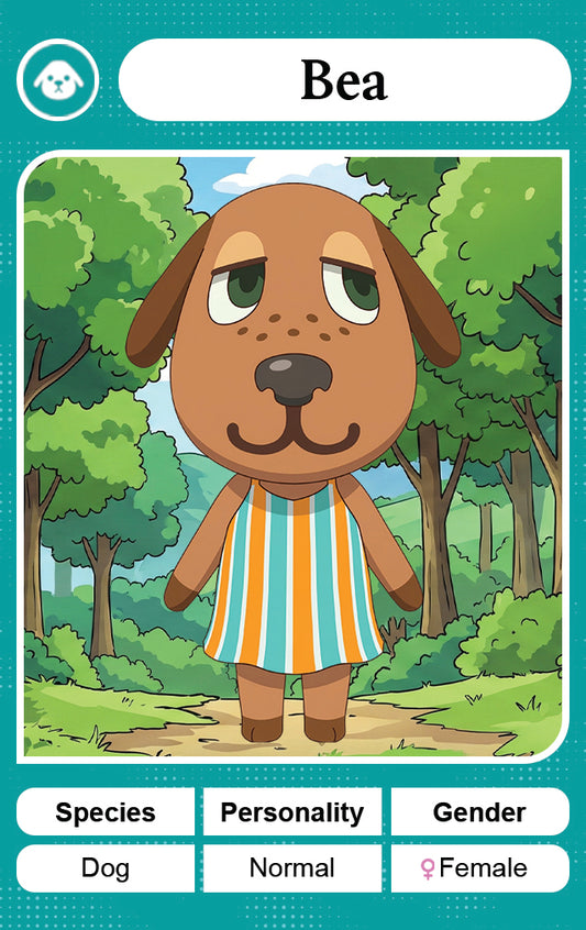 Bea - Nookpals x Animal Crossing – New Leaf Welcome Amiibo NFC Card