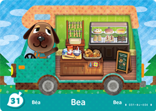 Bea NFC Villager Card – New Leaf – Welcome Amiibo